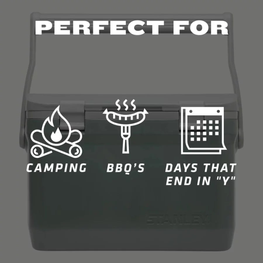 Cold-For-Days Outdoor Cooler – fits 21 cans, perfect for road trips and fishing