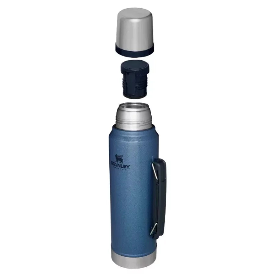 Durable stainless steel thermos, leakproof and BPA-free for outdoor and work use