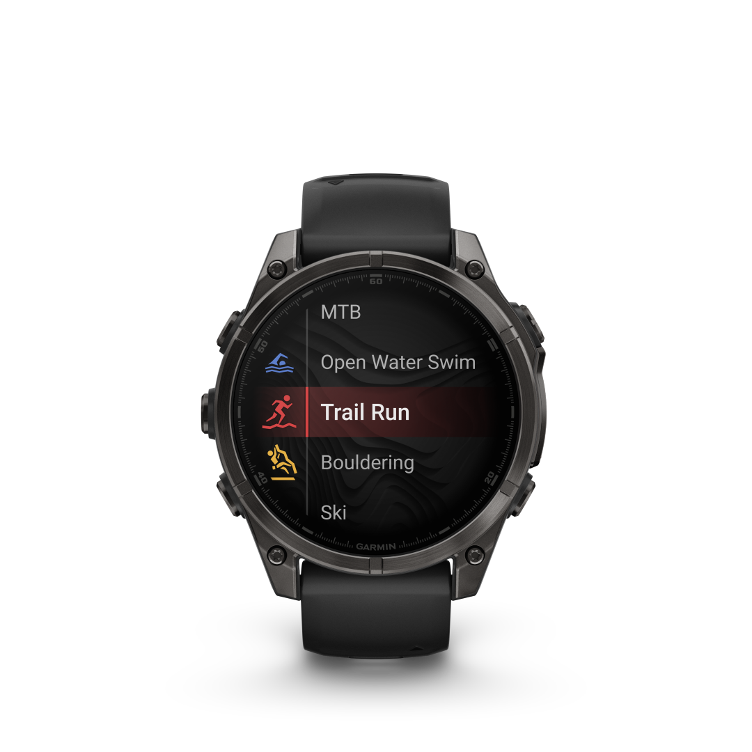 DLC Titanium & Sapphire Glass smartwatch for endurance athletes